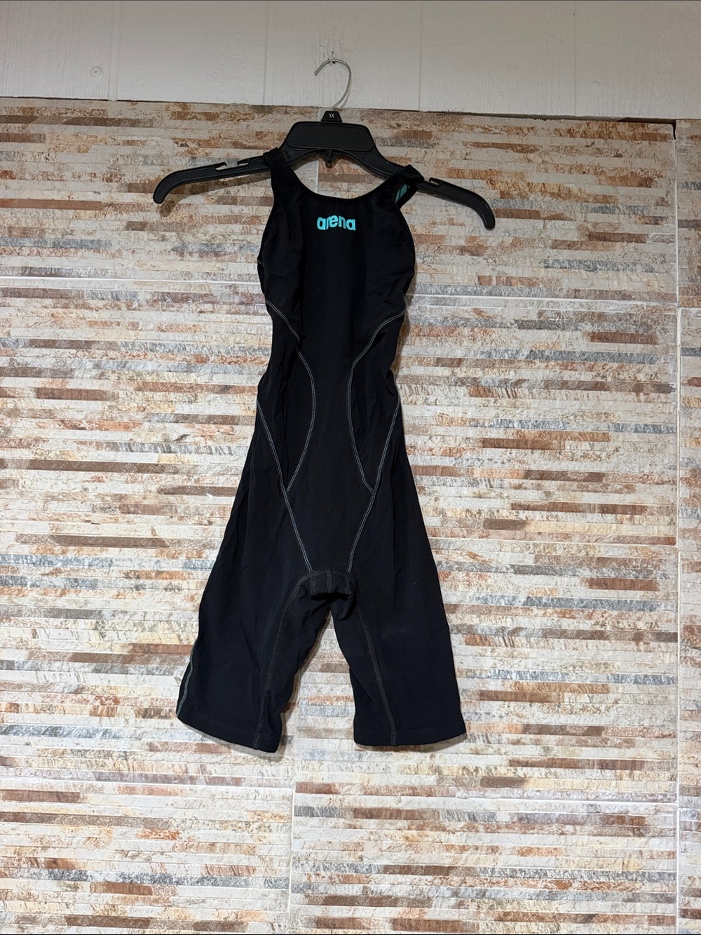 Arena Women's Black Performance Kneelength One-Piece Swimsuit